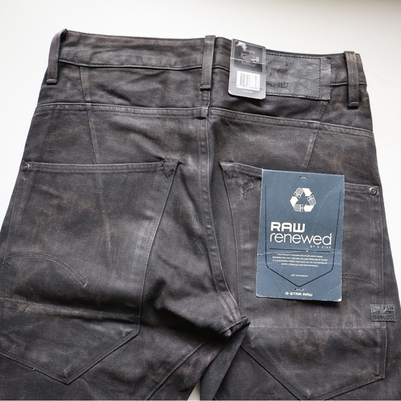 G-Star Raw men’s Renewed Type-C Tapered black denim Jeans. - Picture 6 of 12
